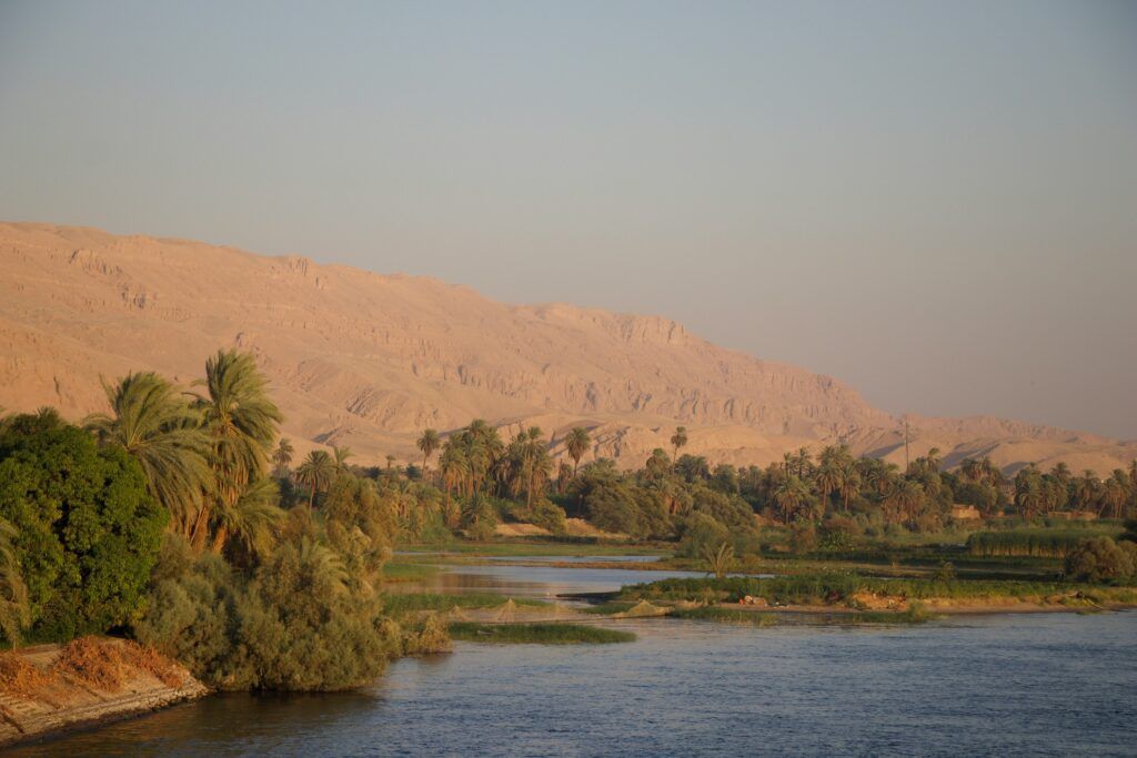 Le Nil traverse l'Égypte