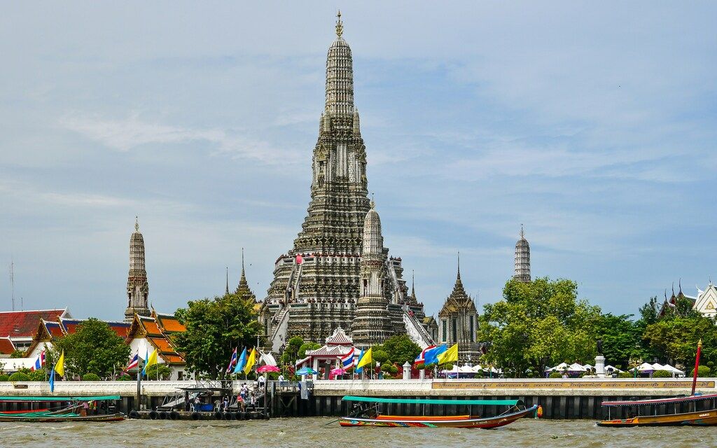 Uune balade en bateau sur le fleuve Chao Phraya